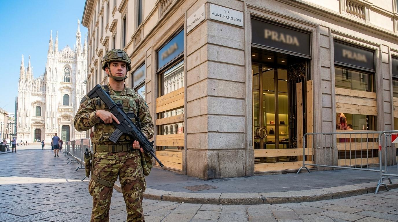 Italijanska vlada razmišlja o napotitvi 500 vojakov v Milano