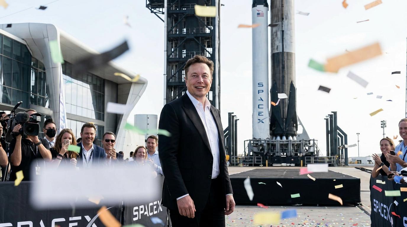 Musk napoveduje množično podarjanje delnic svojega vesoljskega podjetja