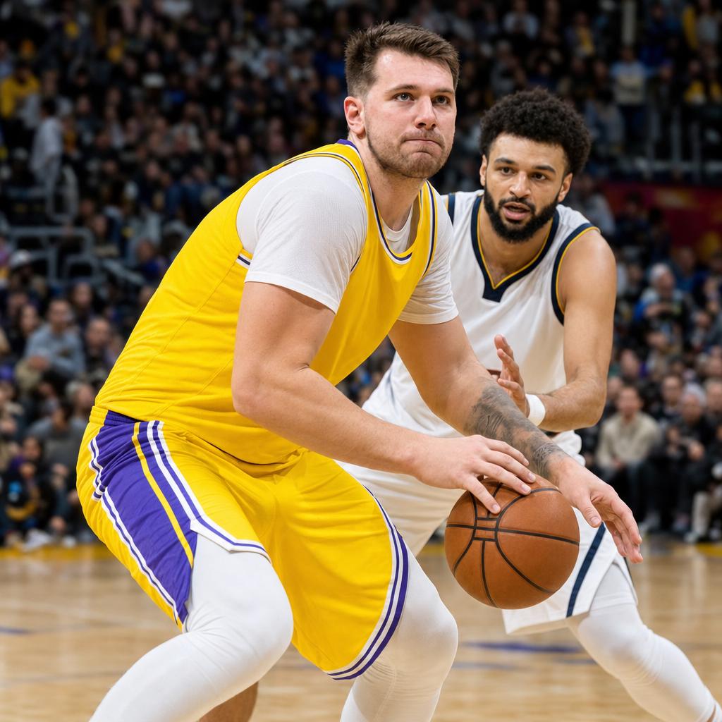 Lakersi z Dončićem doma izgubili proti Denverju