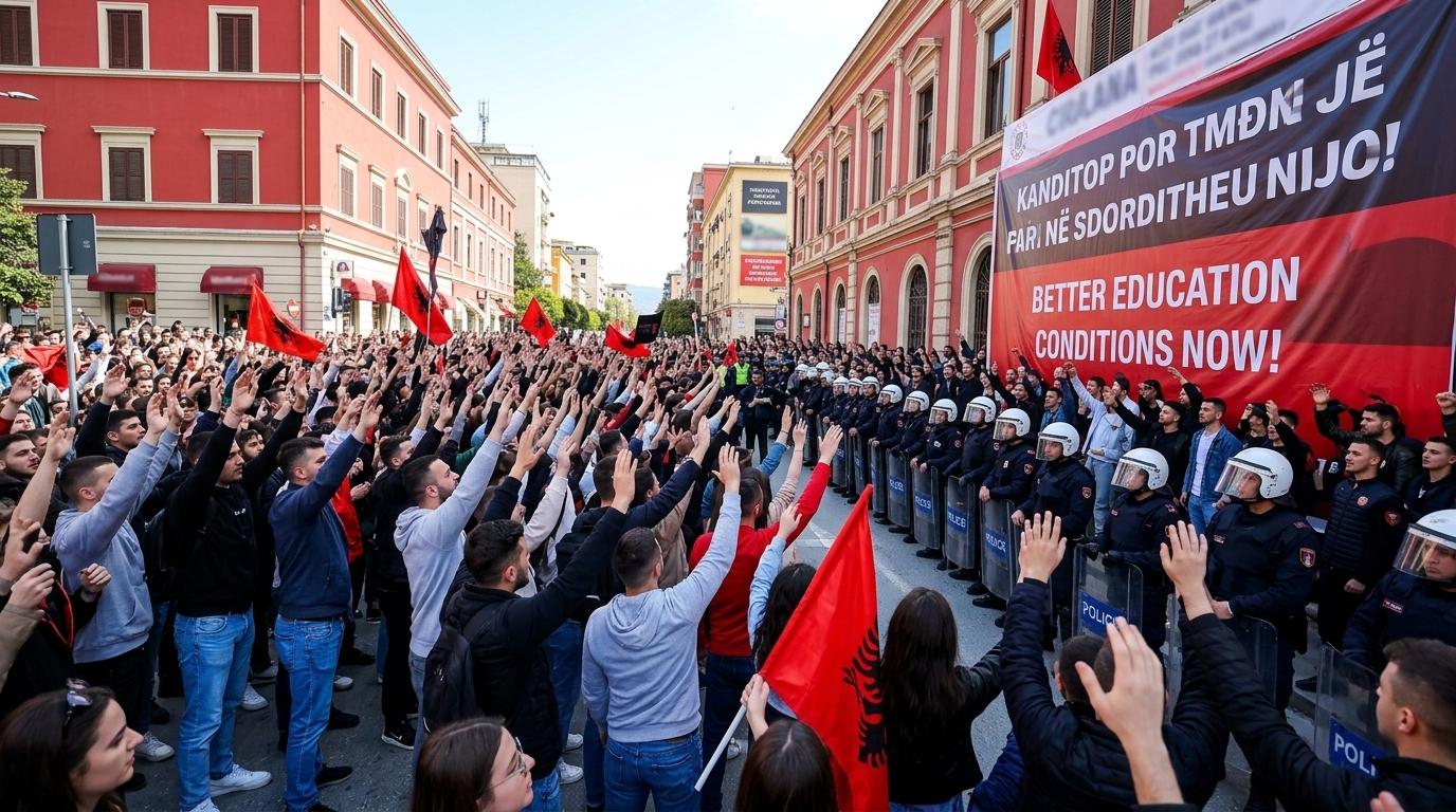 Skoraj 300 ranjenih v množičnih protestih proti premierju Rami v Albaniji