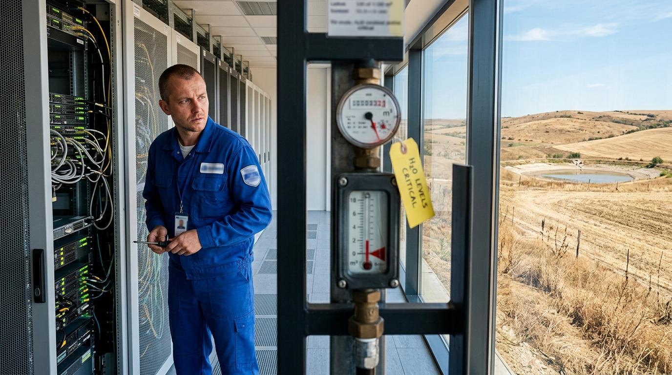 Četrtina podatkovnih centrov stoji na območjih s pomanjkanjem vode